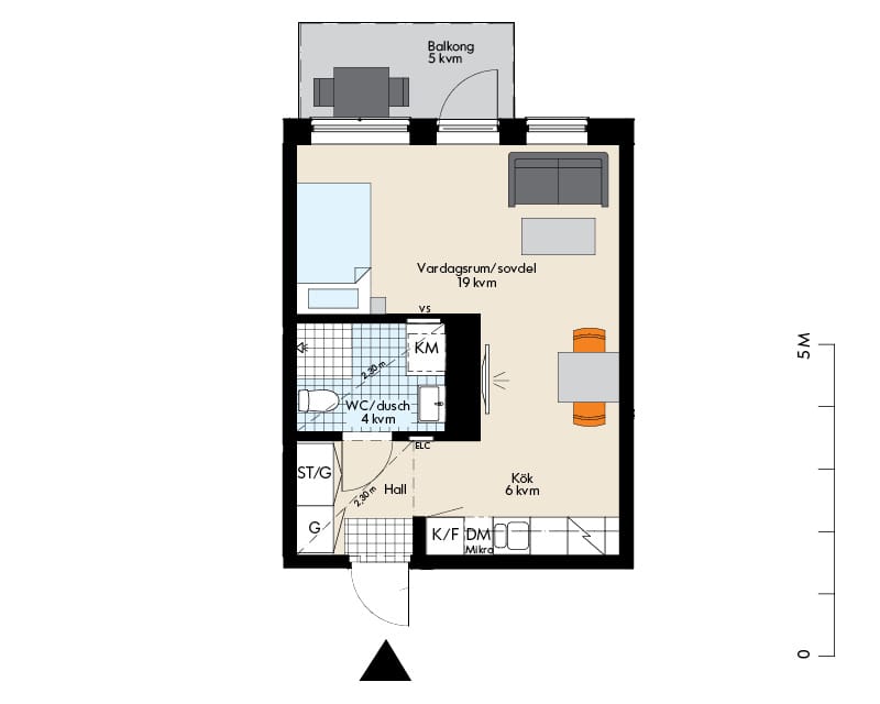 1 rok · 33 m² i Västerås – bild 11