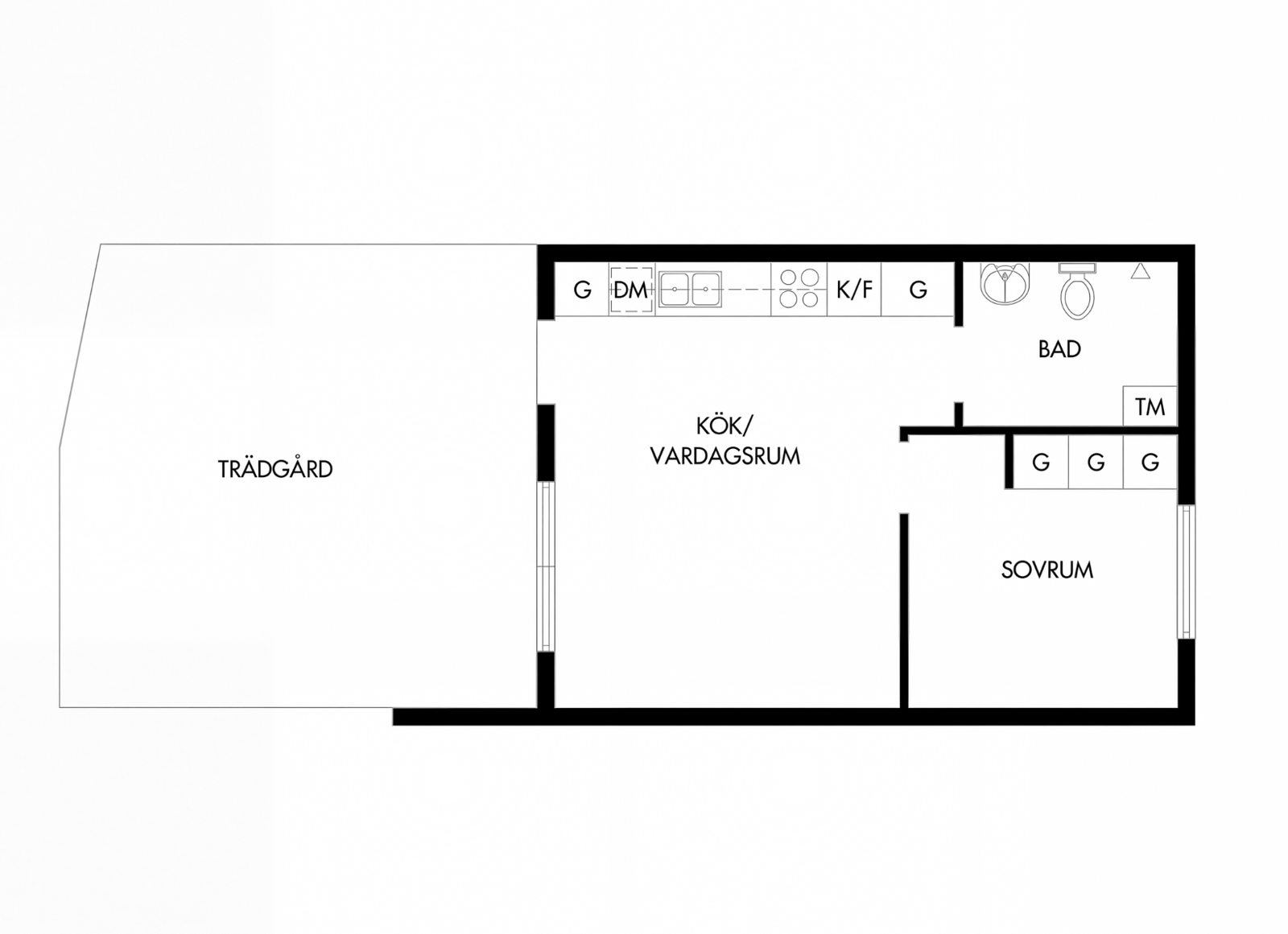 2 rok · 36 m² i Beddingestrand – bild 6
