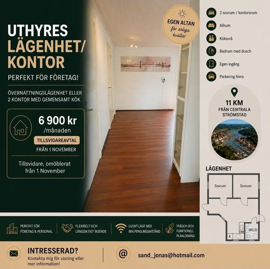 3 rok · 45 m² i Strömstad – Strömstad