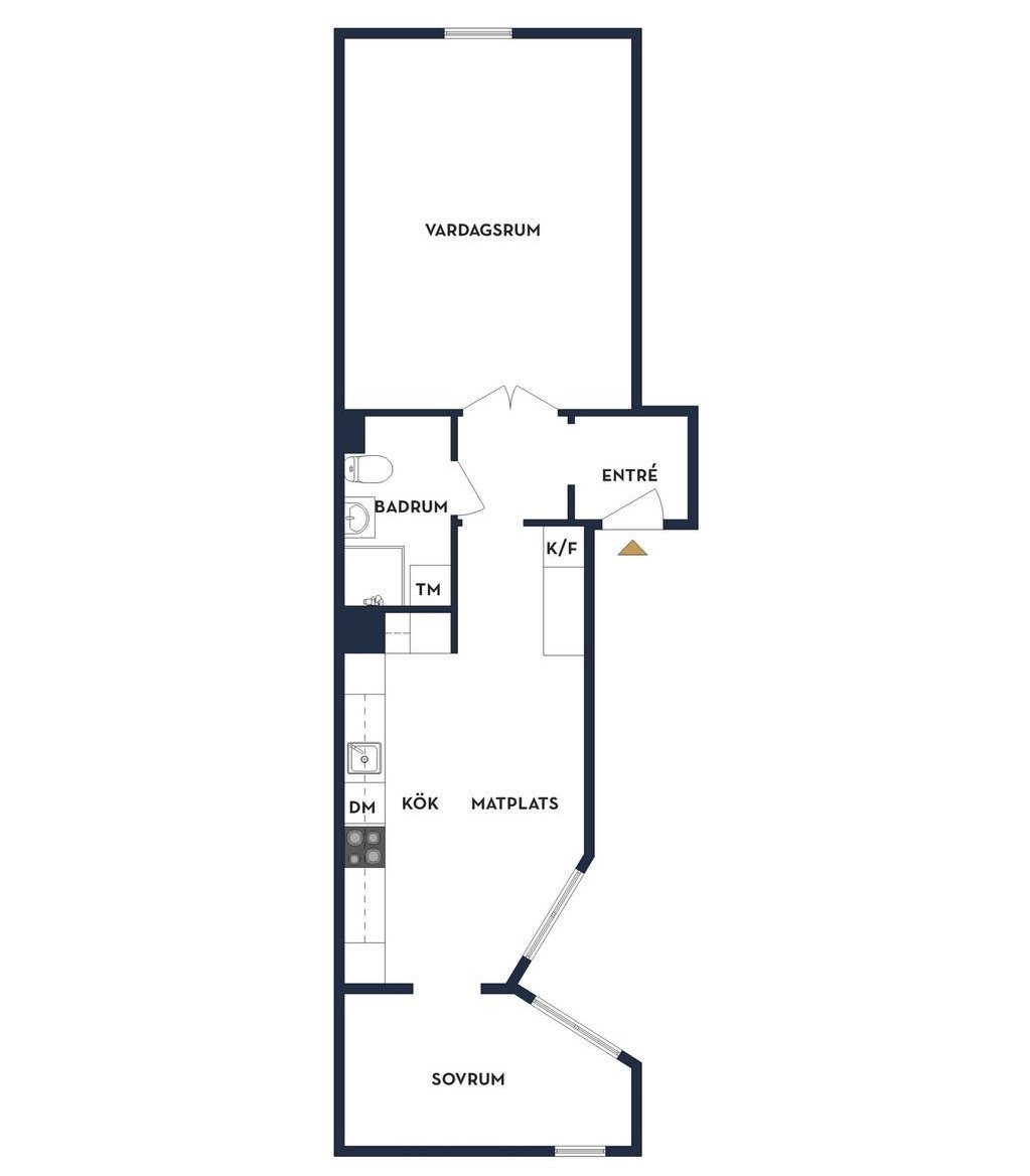 Lägenhet, 2 rooms, 59 sqm, Helsingborg – bild 12