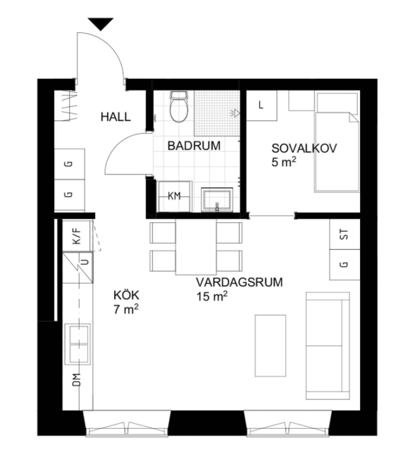 2 rok · 37 m² i Strängnäs – bild 5