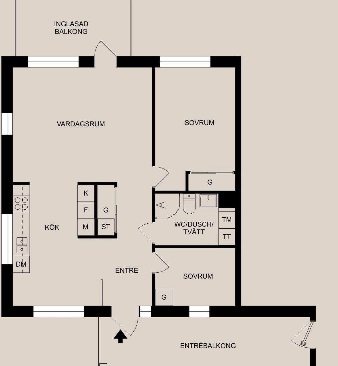 3 rok · 68 m² i Norrköping – bild 2
