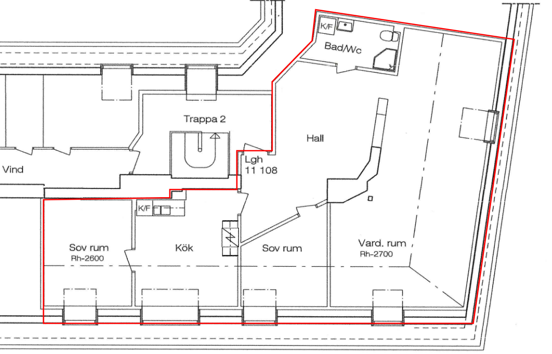 Lägenhet, 3 rooms, 115 sqm, Borås – bild 2