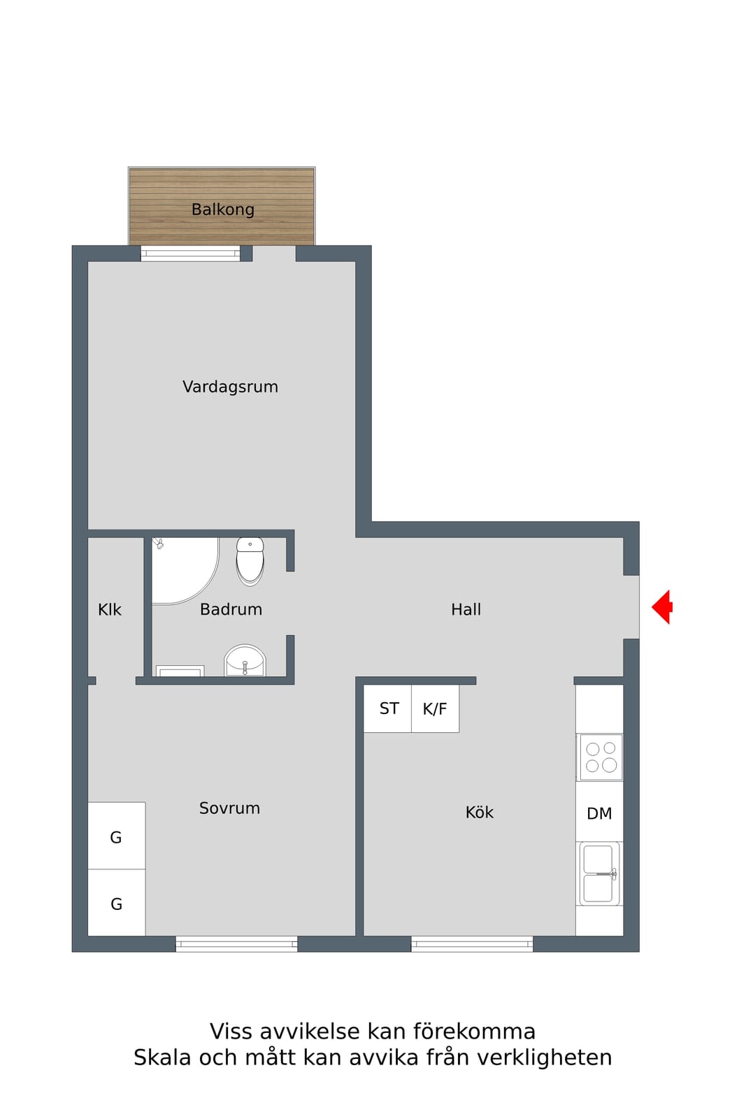 2 rok · 62 m² i Köping  – bild 12