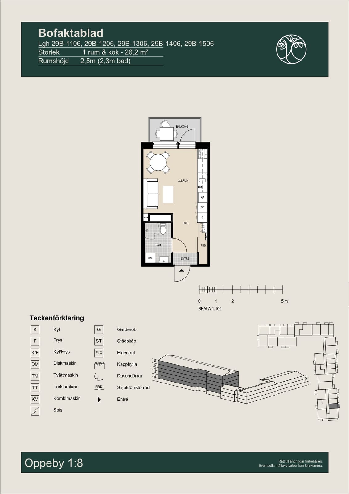 1 rok · 26 m² i Nyköping – bild 12