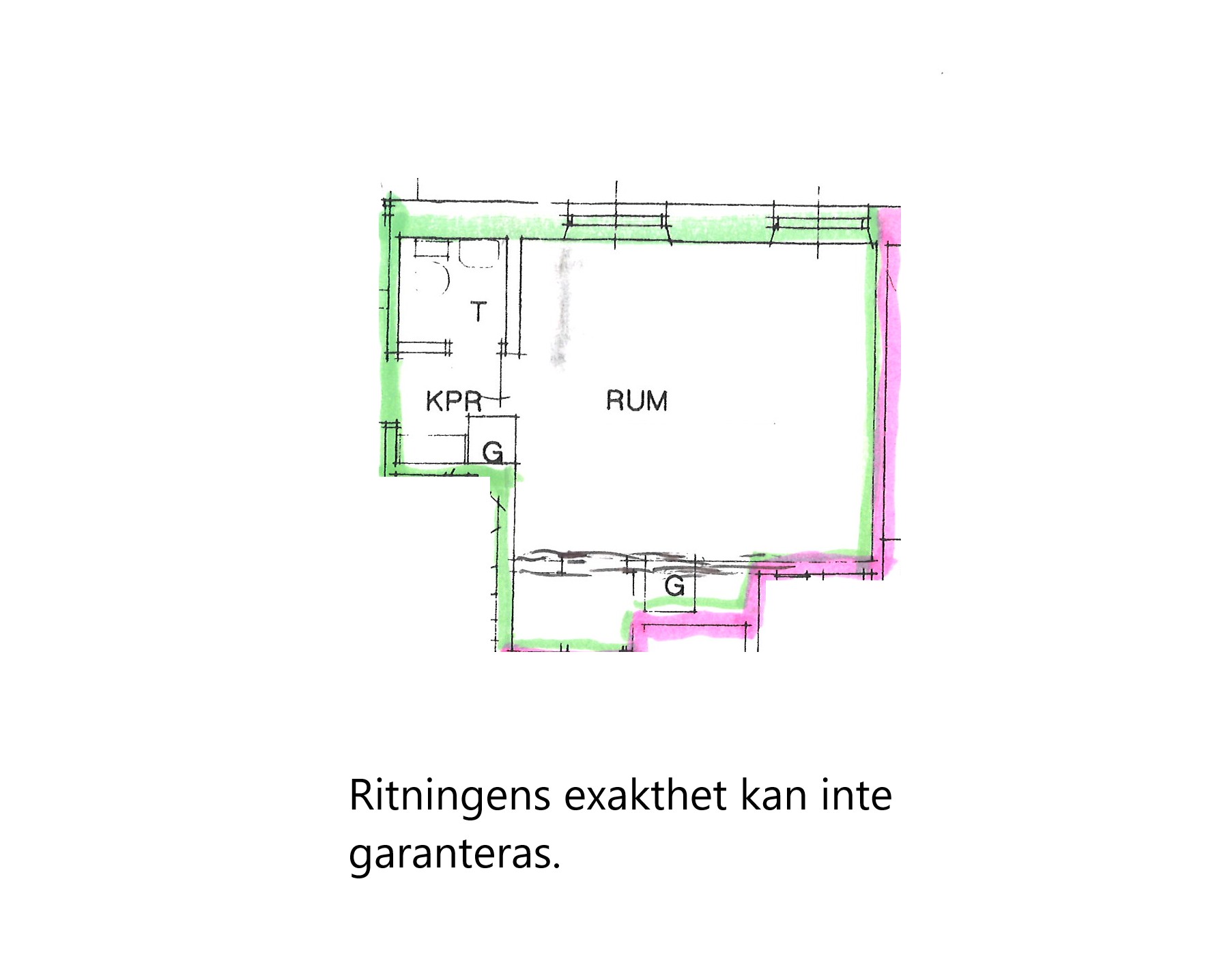 Lägenhet, 1 rooms, 21 sqm, Kalmar – bild 2