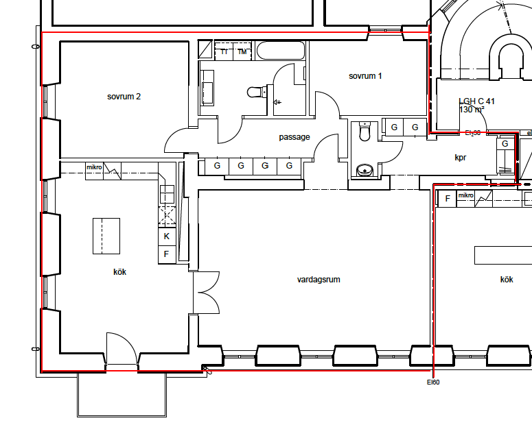 Lägenhet, 3 rooms, 131 sqm, Norrköping – bild 5