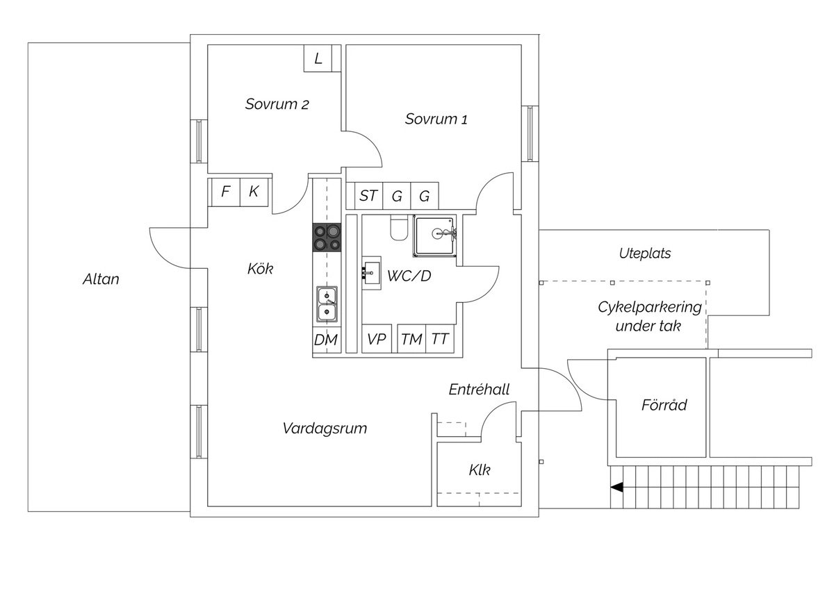Lägenhet, 3 rooms, 68 sqm, Ytterby – bild 10