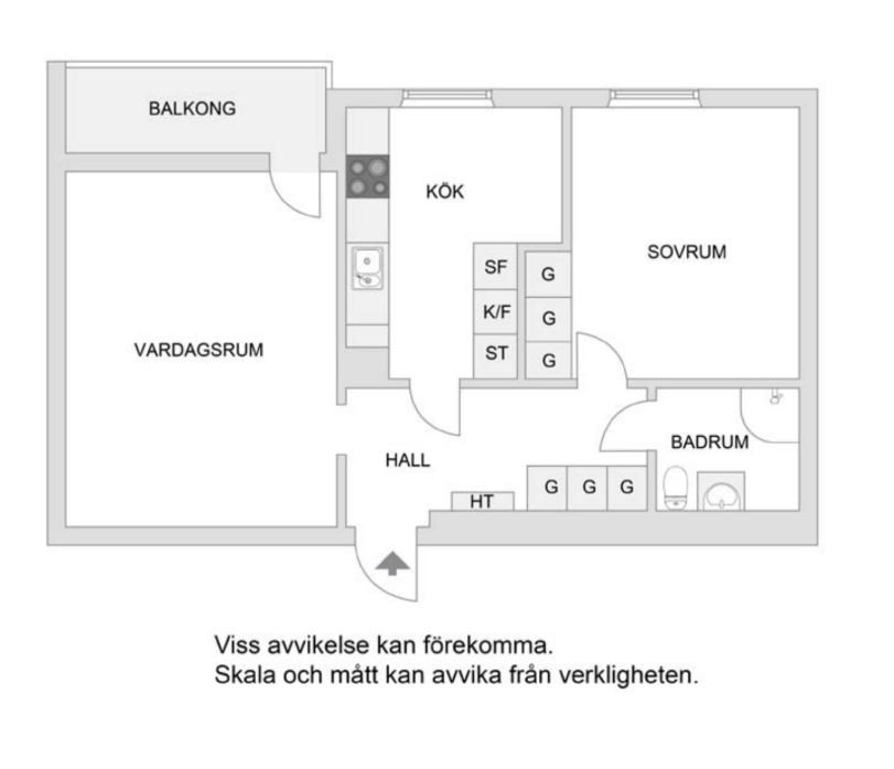 2 rok · 52 m² i Kungsängen – bild 2