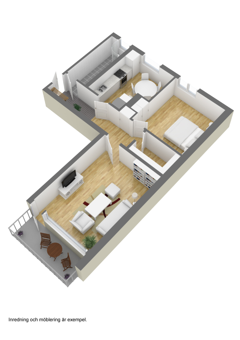 Lägenhet, 2 rooms, 66 sqm, Borås – Borås