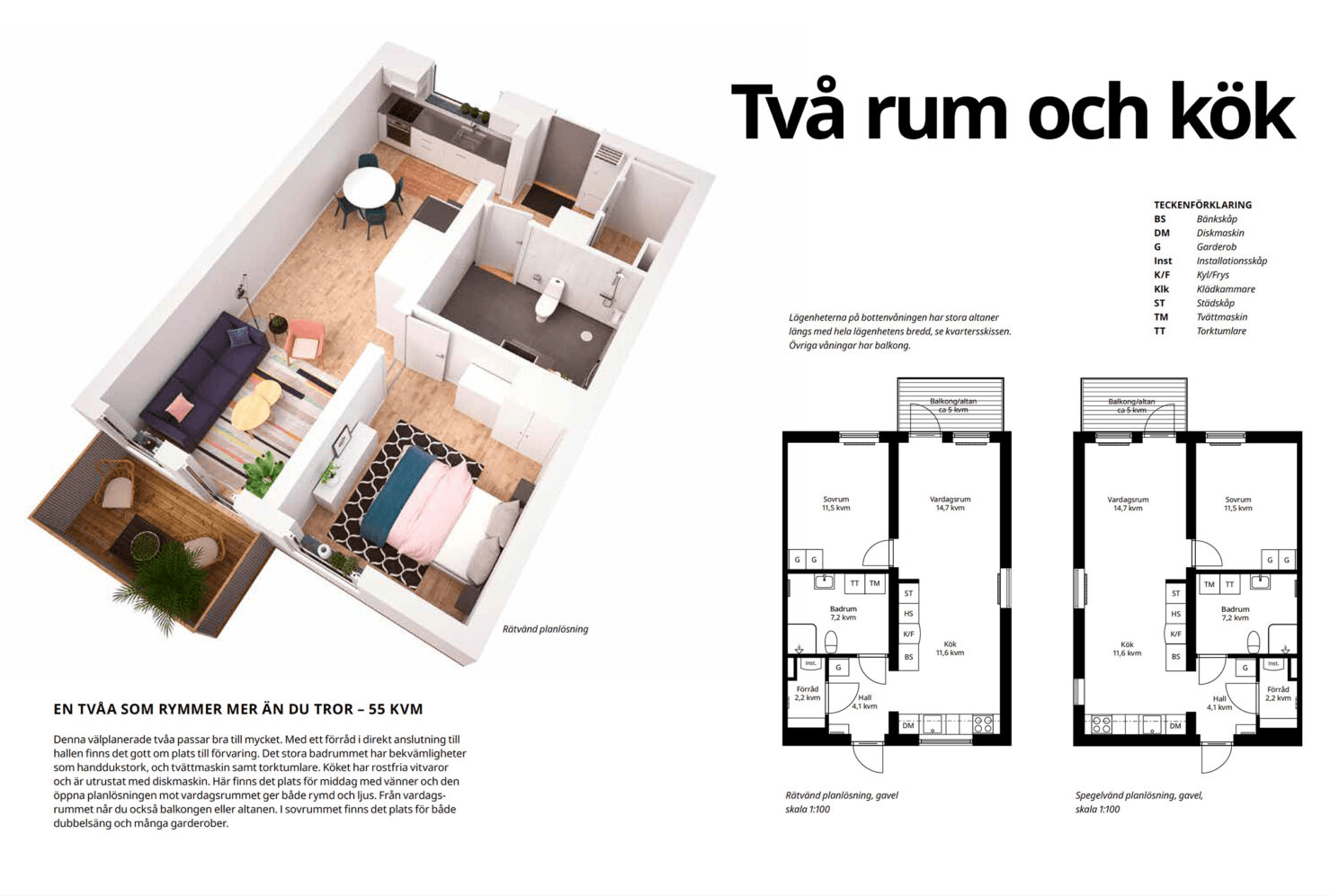 2 rok · 55 m² i Enköping – bild 2