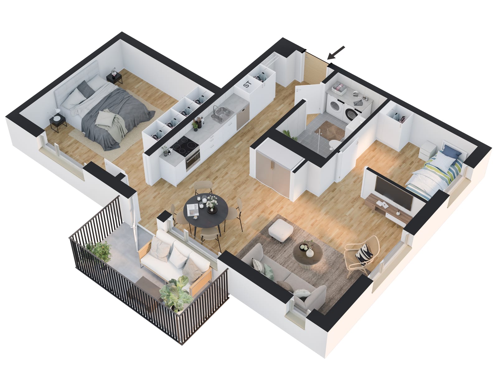 3 rok · 64 m² i Västerås – bild 23