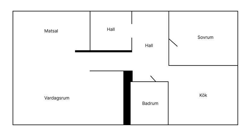 Lägenhet, 2 rooms, 64 sqm, Borås – bild 2