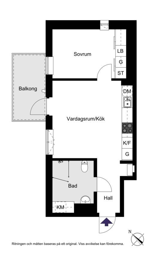 Lägenhet, 2 rooms, 41 sqm, Älvsjö – bild 24