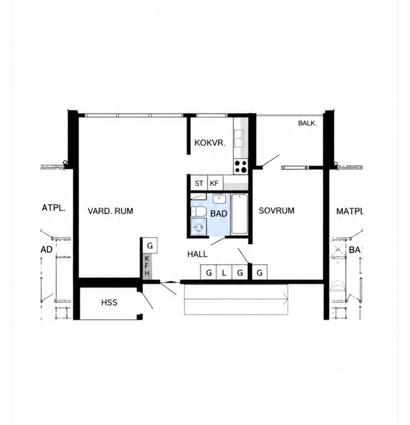 Lägenhet, 2 rooms, 53 sqm, Göteborg – Göteborg