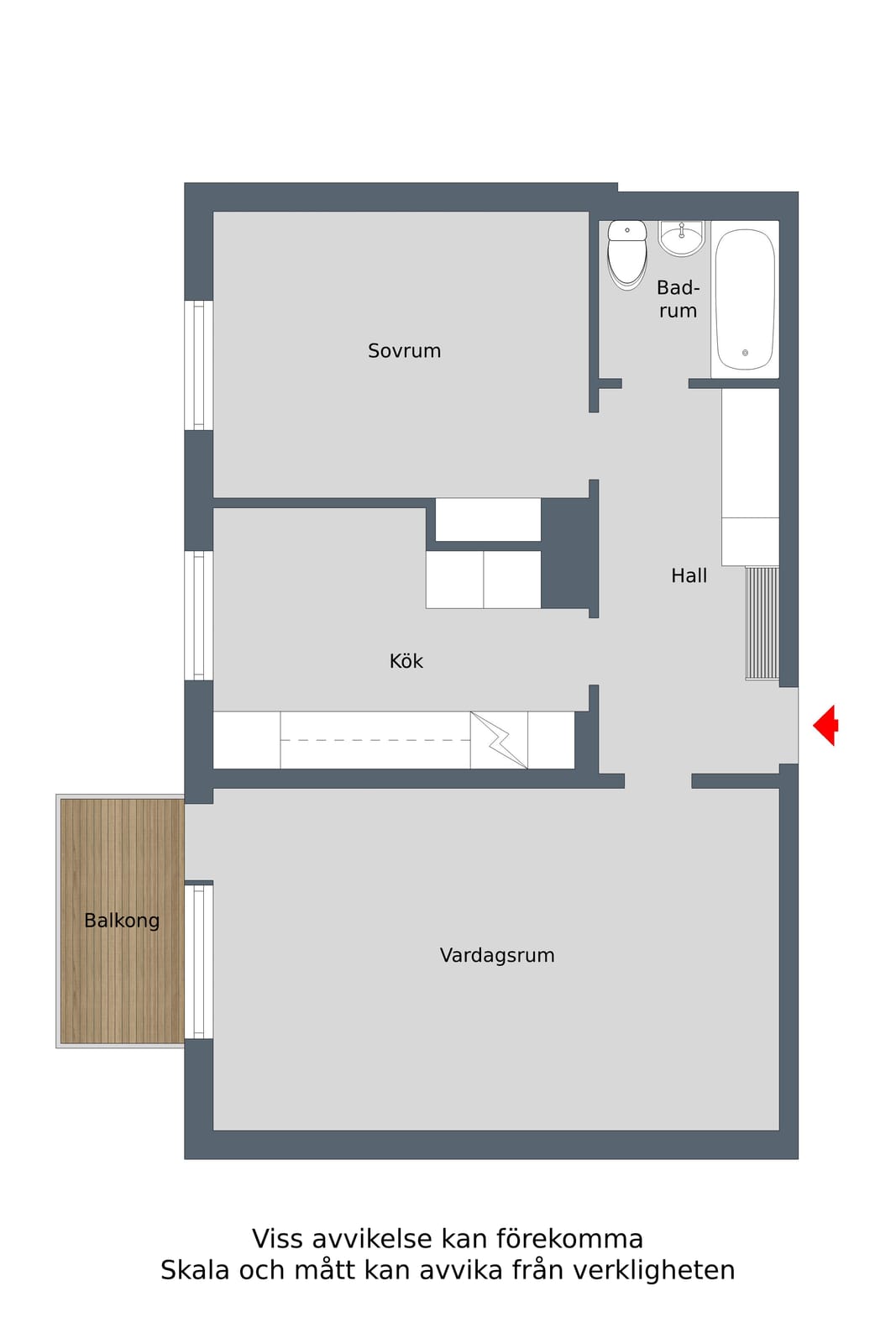 2 rok · 58 m² i Finspång – bild 8