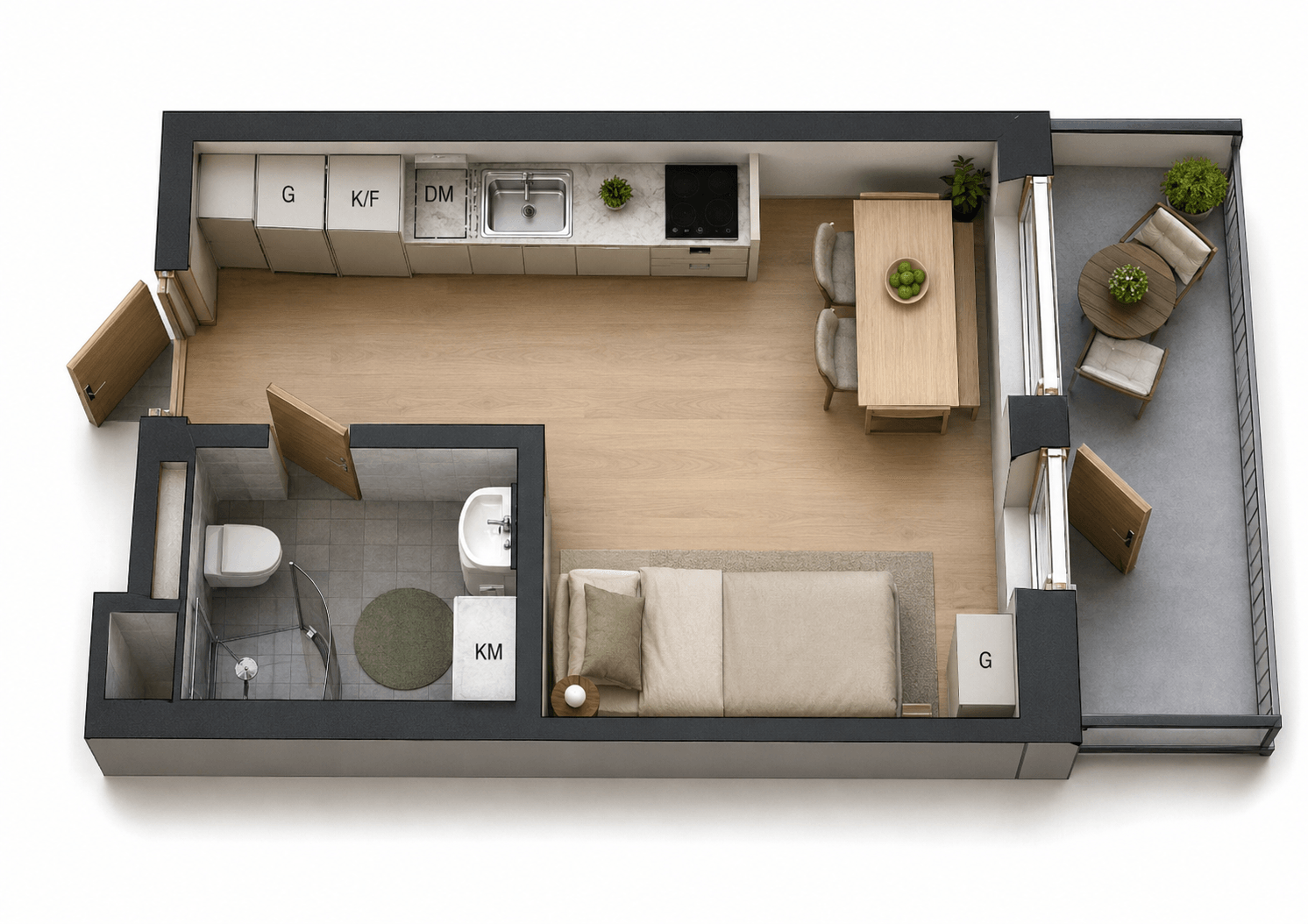 1 rok · 22 m² i Sollentuna – bild 7