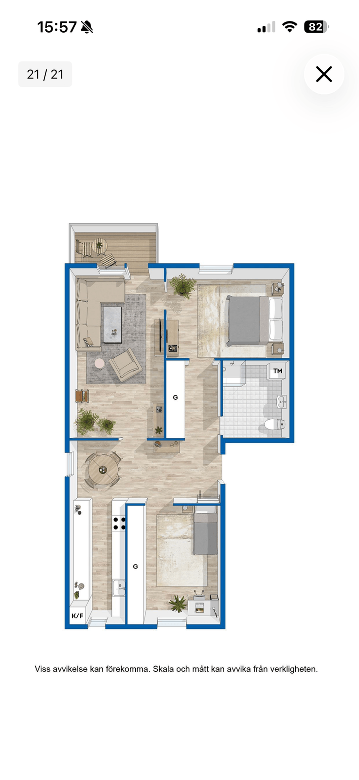 3 rok · 71 m² i Avesta – Avesta