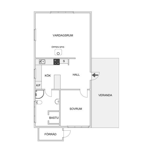 Villa/Hus, 2 rooms, 45 sqm, Tyresö – bild 22