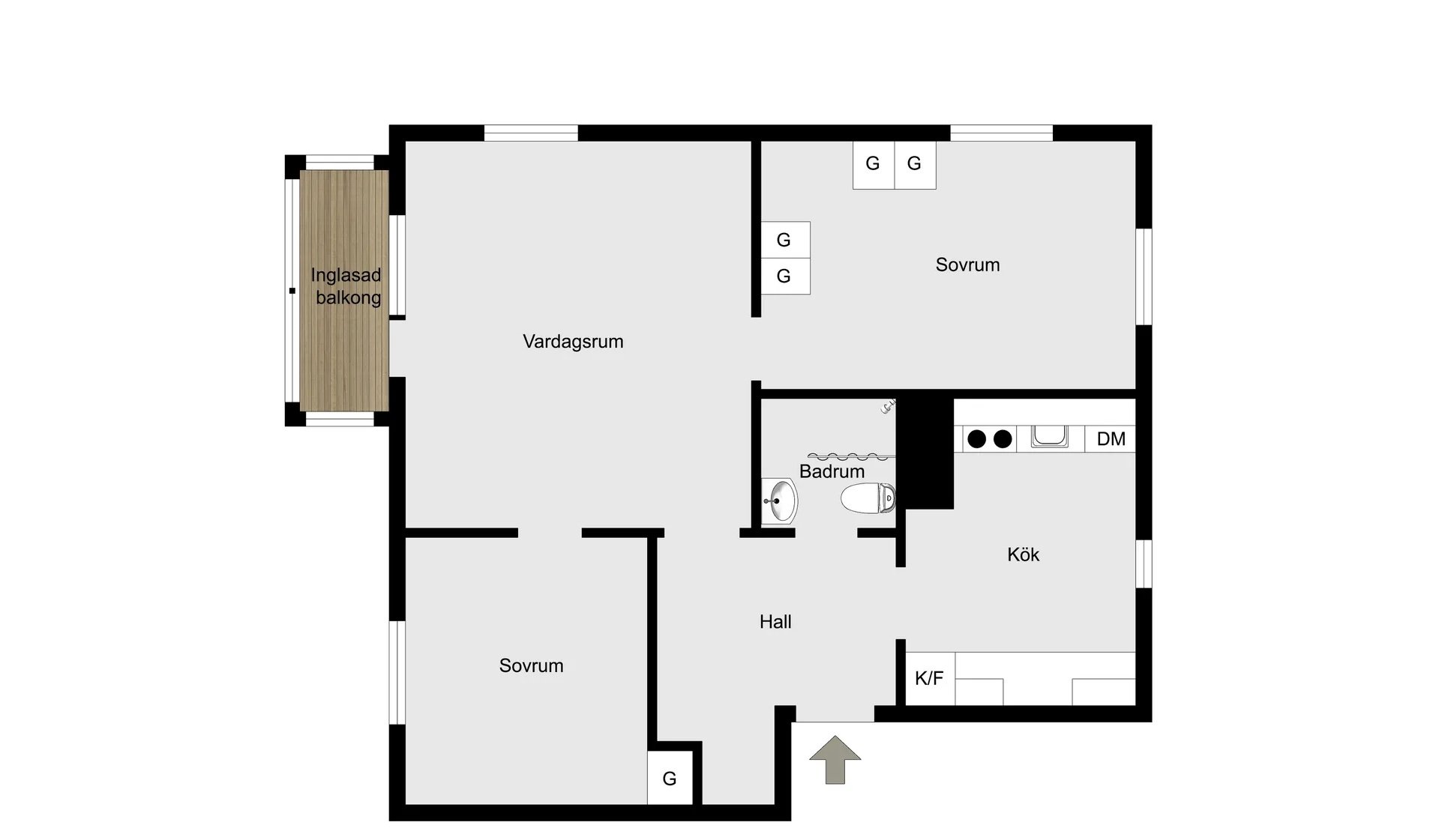 3 rok · 66 m² i Huskvarna – bild 3