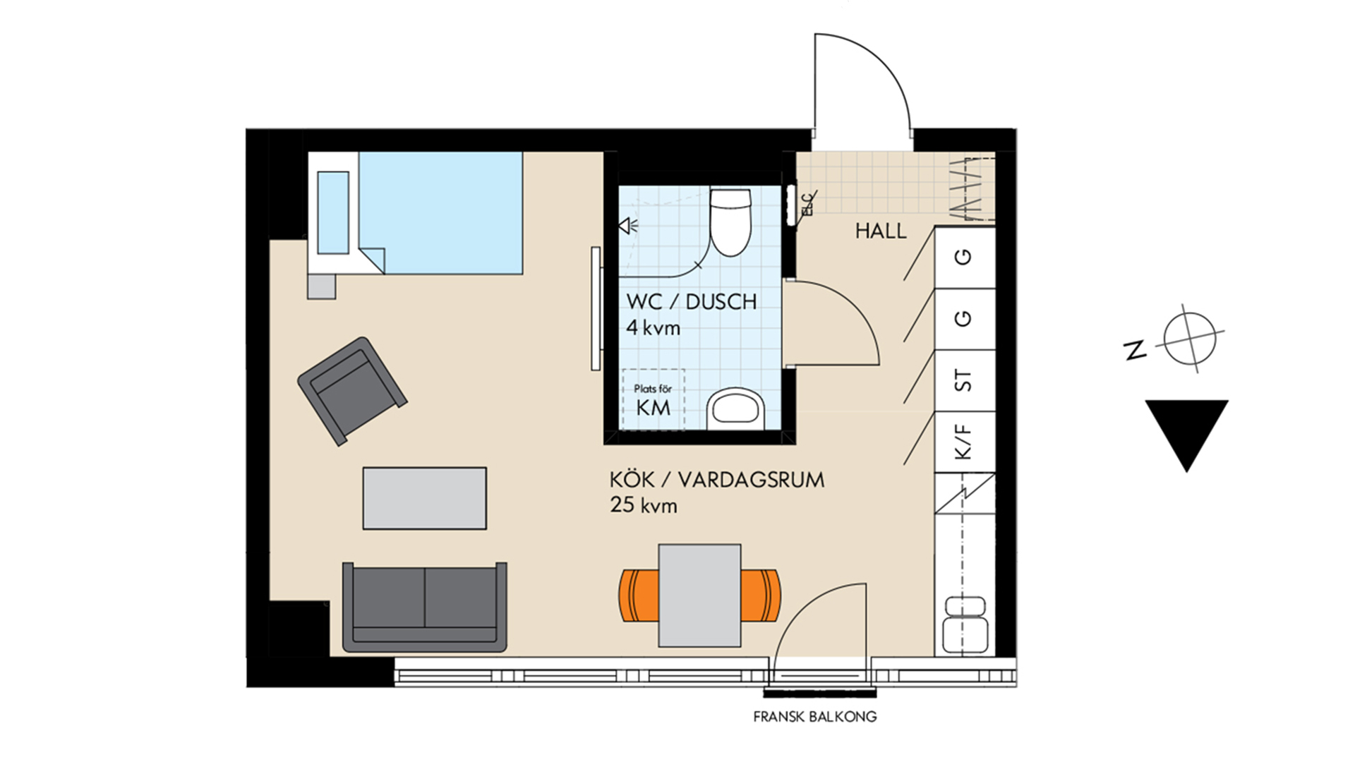 1 rok · 33 m² i Västerås – bild 4