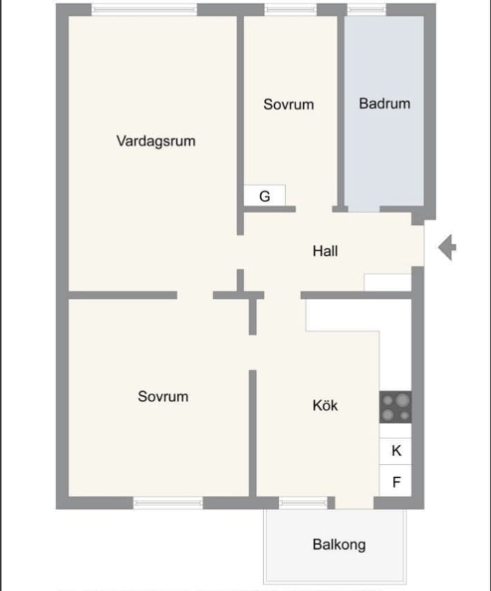 1 rok · 20 m² i Kista – bild 10