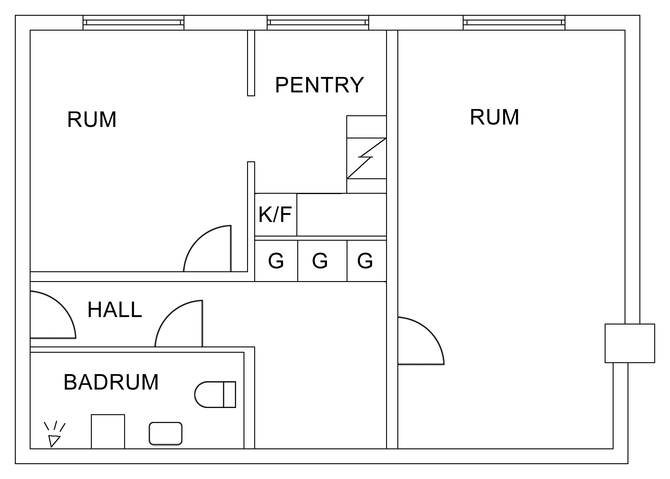 Lägenhet, 2 rooms, 50 sqm, Malmköping – bild 16