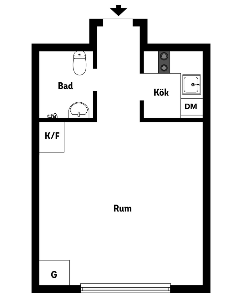 1 rok · 28 m² i Stockholm – bild 19