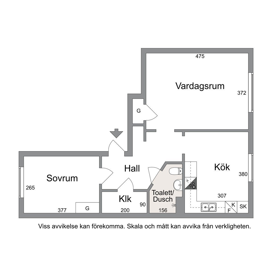 2 rok · 53 m² i Göteborg – bild 8