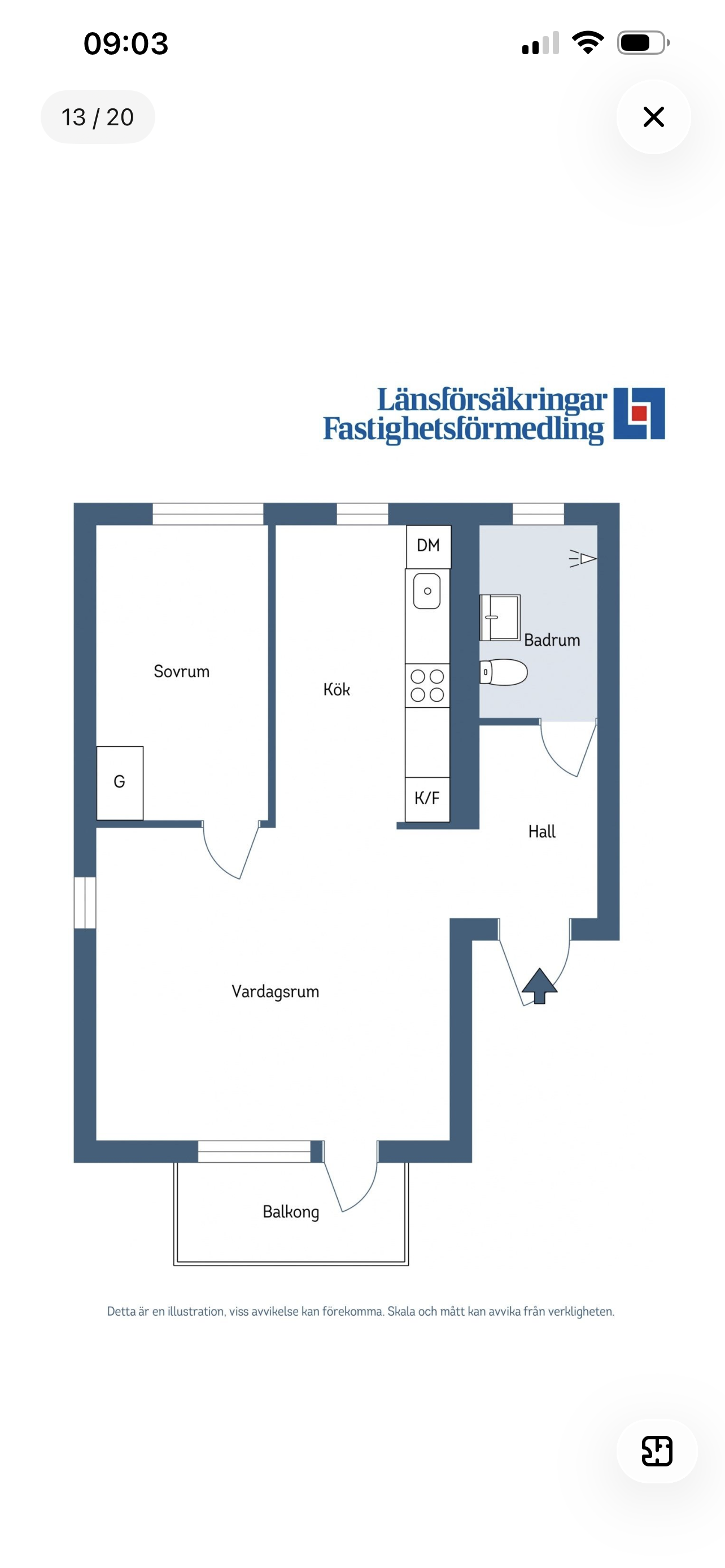 2 rok · 43 m² i Strängnäs – bild 10