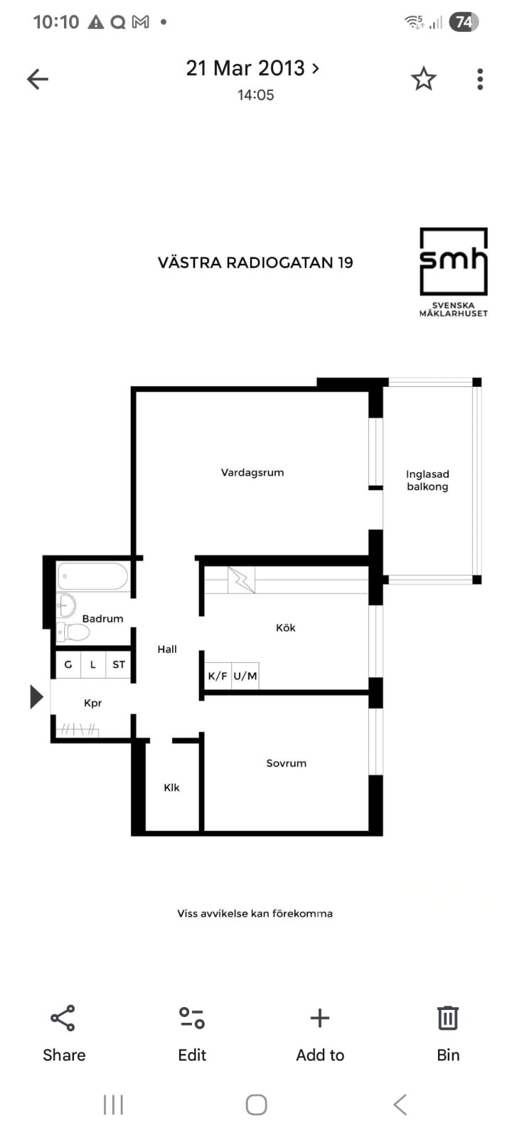 2 rok · 58 m² i Sundsvall – bild 2