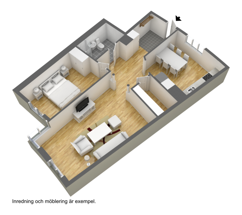 2 rok · 67 m² i Borås – bild 2