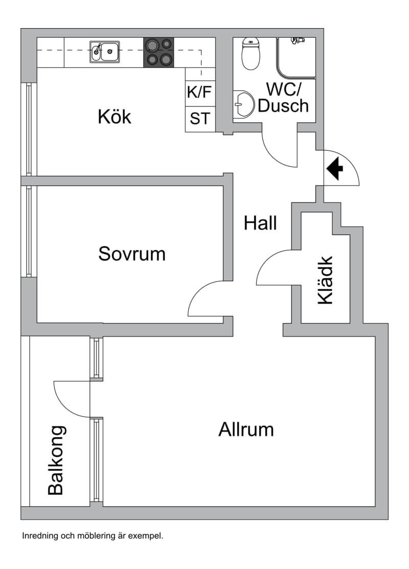 2 rok · 64 m² i Halmstad – bild 4