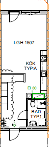 Lägenhet, 1 rooms, 41 sqm, Upplands Väsby – bild 15