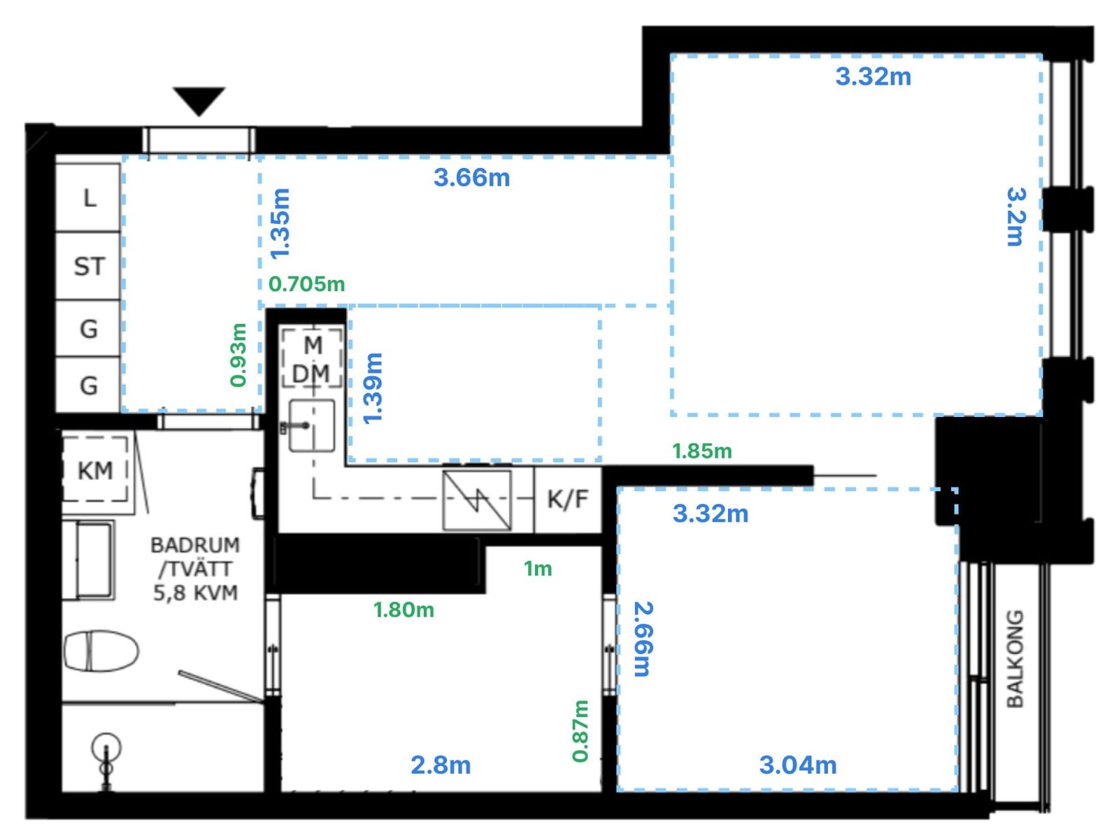 2 rok · 49 m² i Göteborg – bild 5