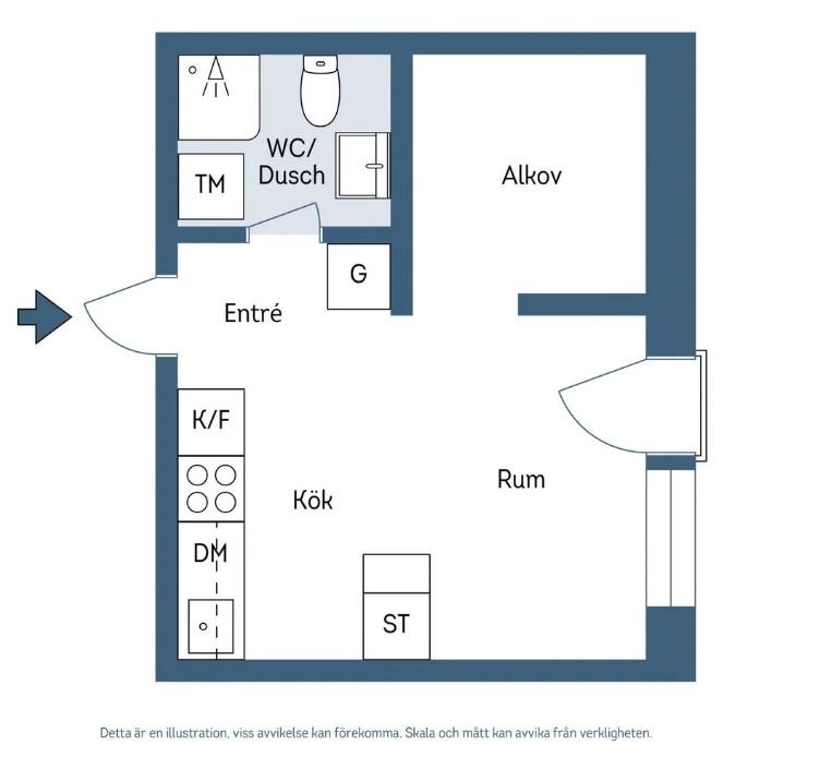 1 rok · 25 m² i Tierp – bild 6