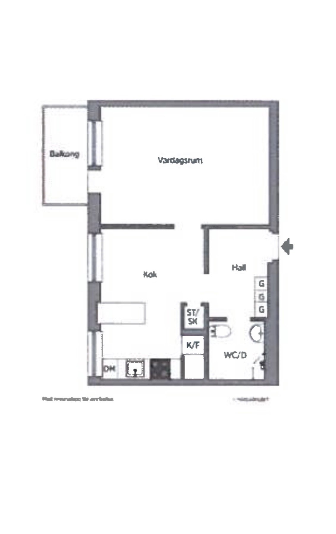 Lägenhet, 2 rooms, 41 sqm, Bromma – bild 9