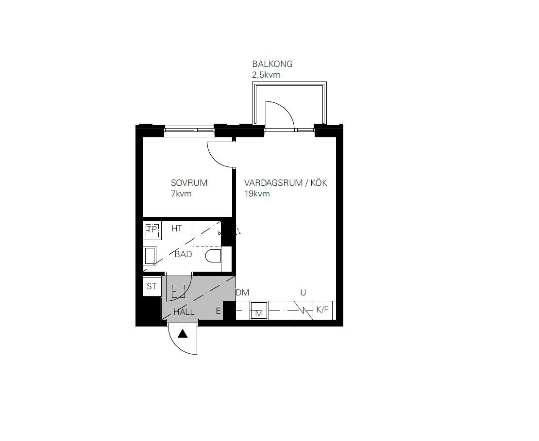 Lägenhet, 2 rooms, 35 sqm, Stockholm – bild 4