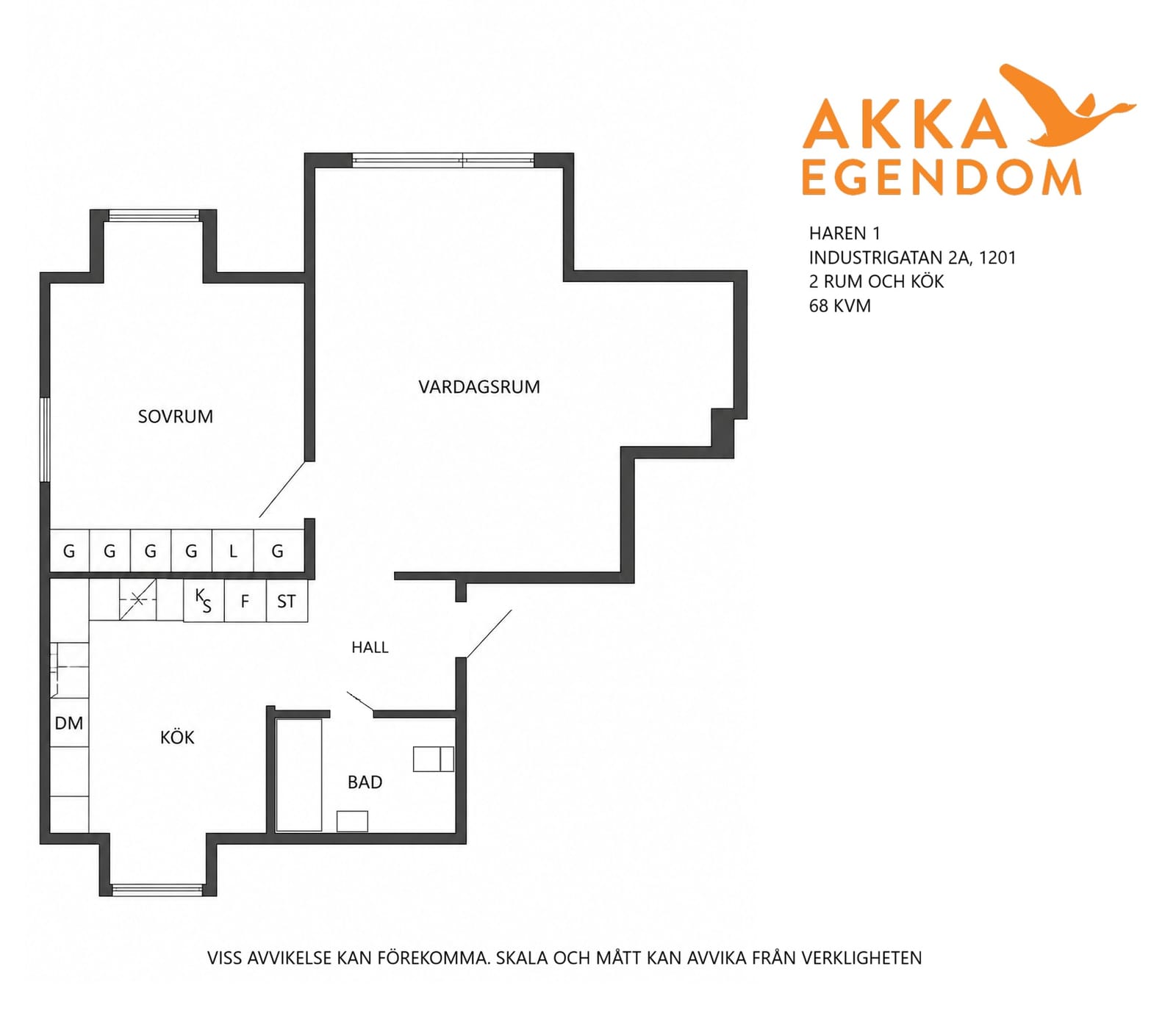 2 rok · 68 m² i Bjuv – bild 2
