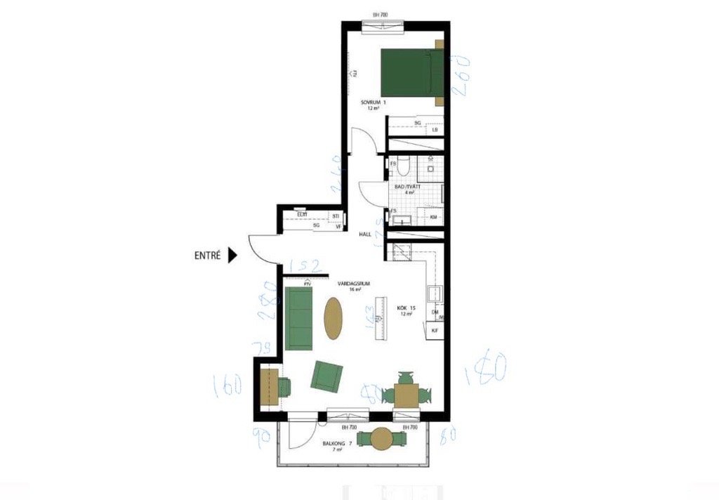 2 rok · 54 m² i Uppsala – bild 2