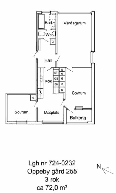 3 rok · 72 m² i Nyköping – bild 3