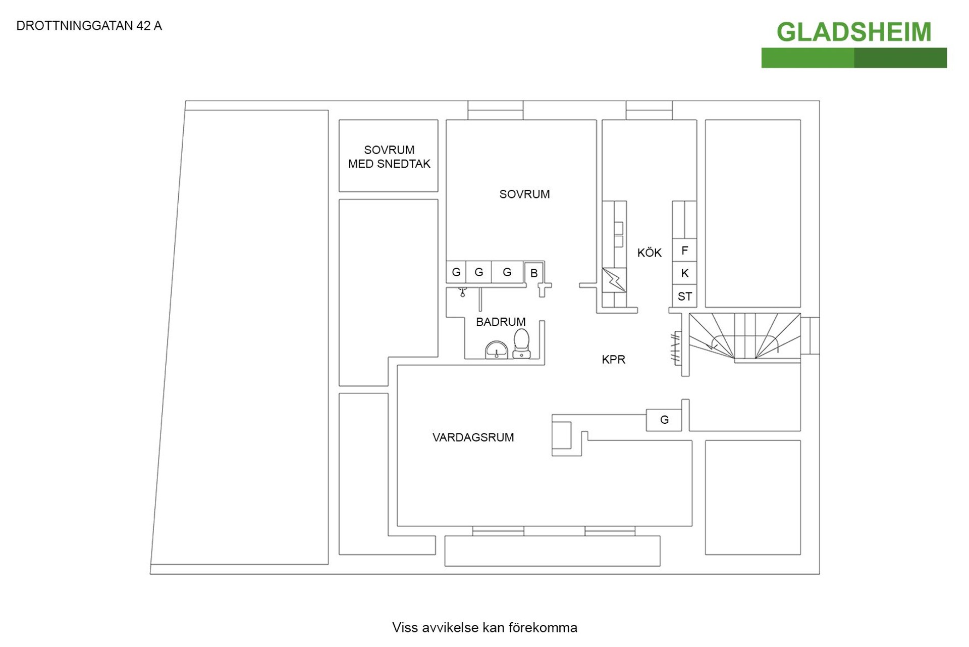 Lägenhet, 2 rooms, 76 sqm, Kungsör – bild 5