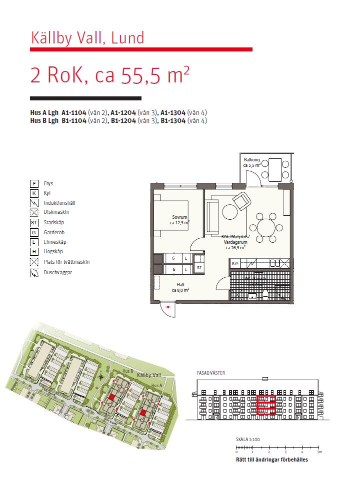 Lägenhet, 2 rooms, 55 sqm, Lund – bild 17