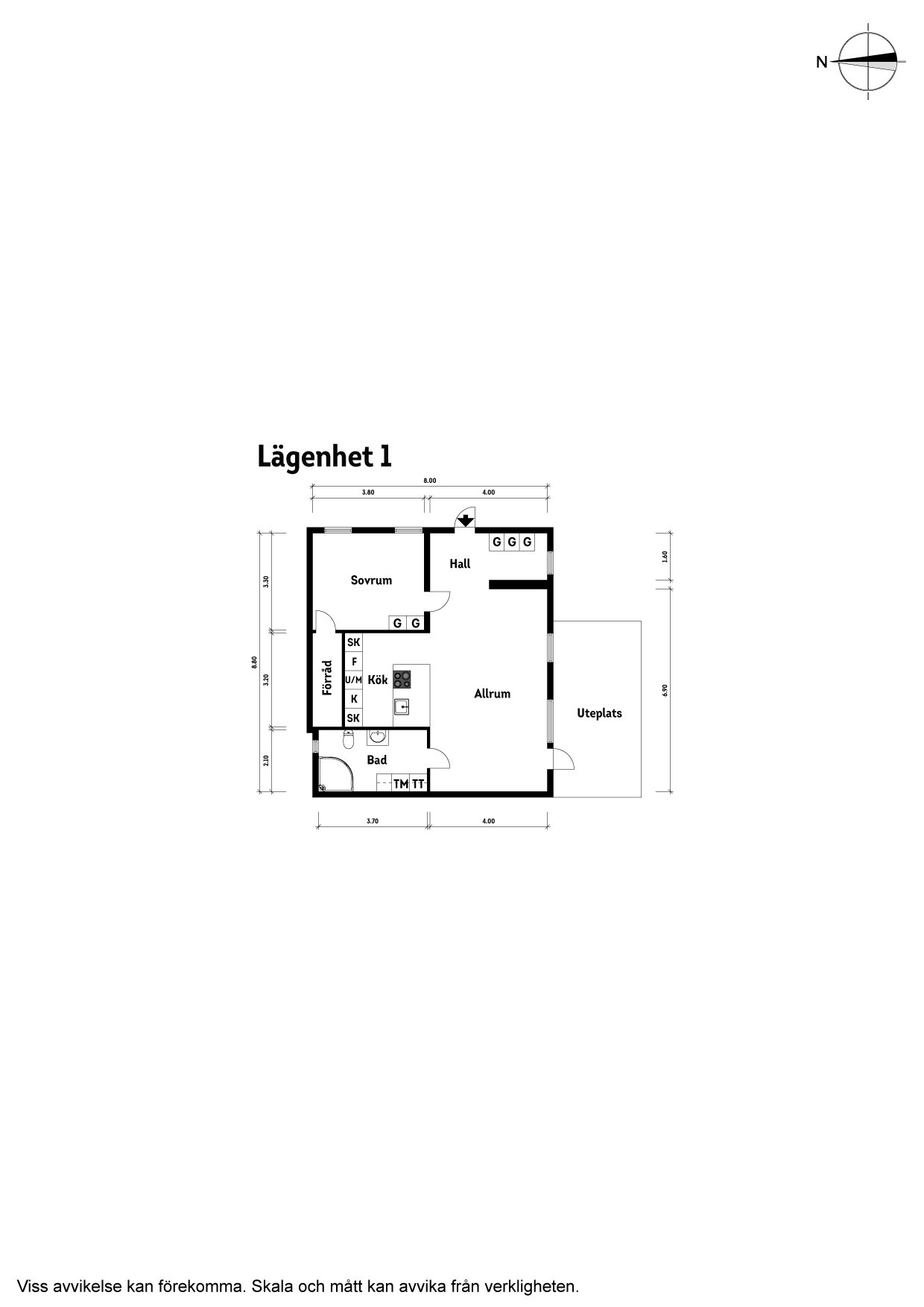 Lägenhet, 2 rooms, 68 sqm, Klippan – bild 10