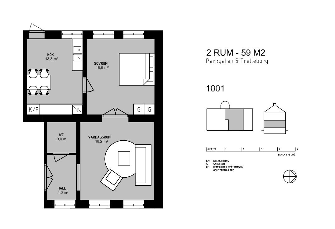 2 rok · 59 m² i Trelleborg – bild 14
