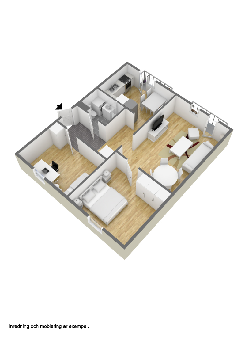Lägenhet, 3 rooms, 66 sqm, Borås – bild 9