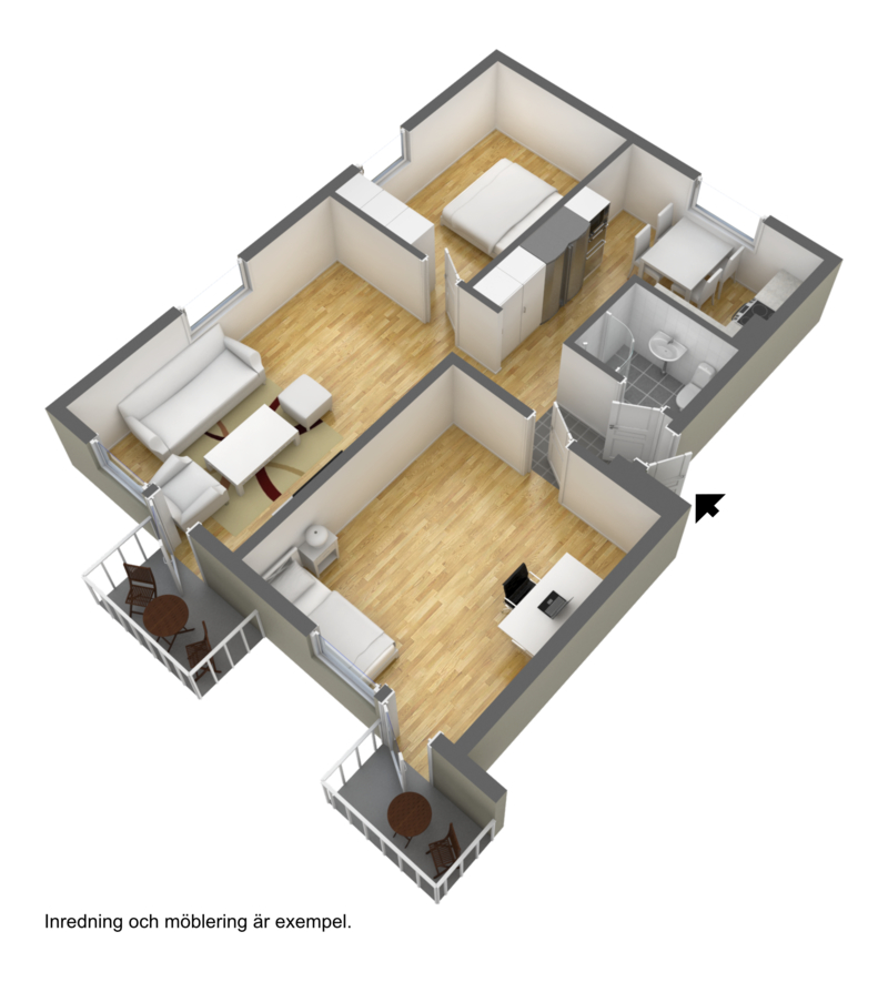 Lägenhet, 3 rooms, 66 sqm, Borås – bild 7