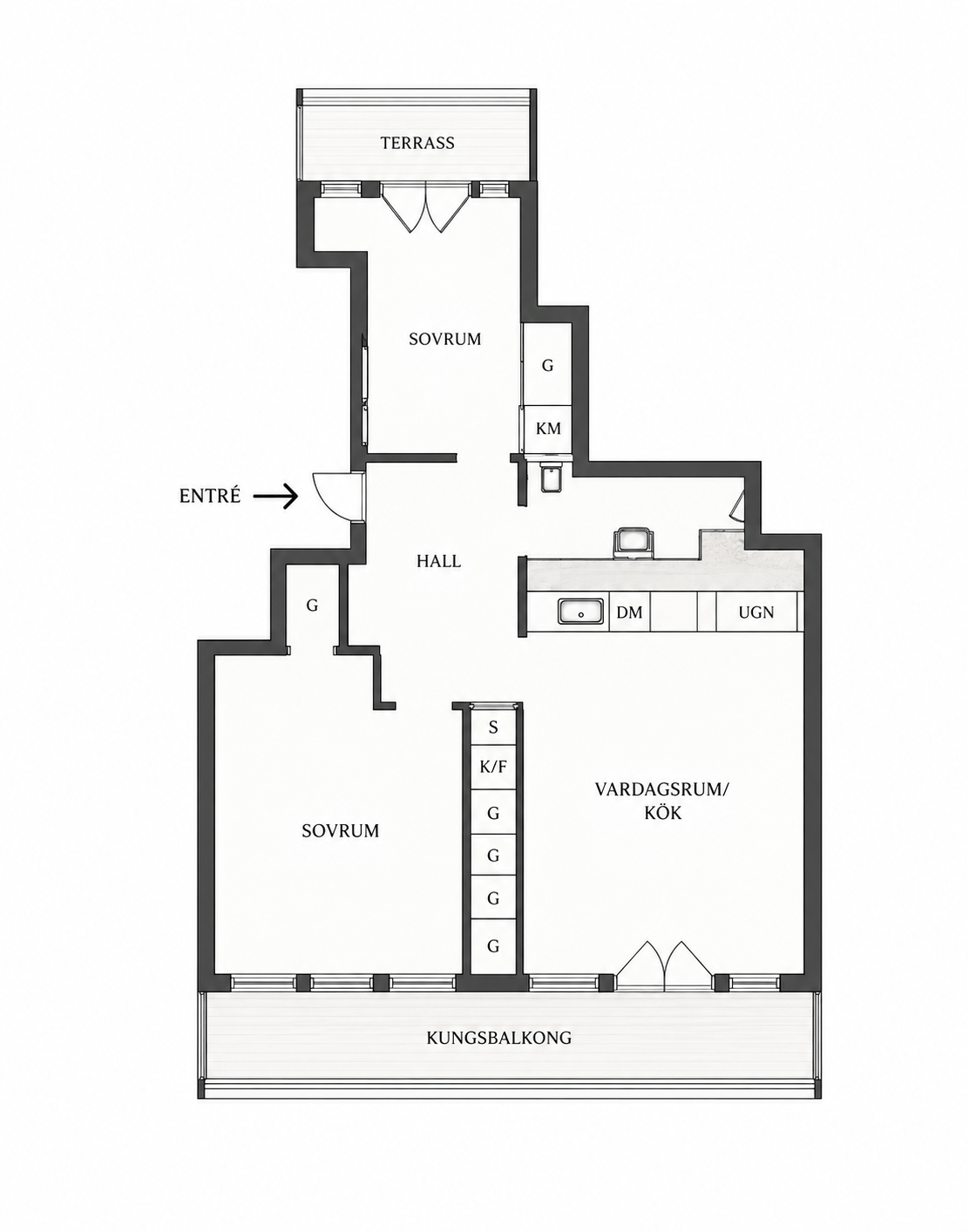 3 rok · 65 m² i Stockholm – bild 6