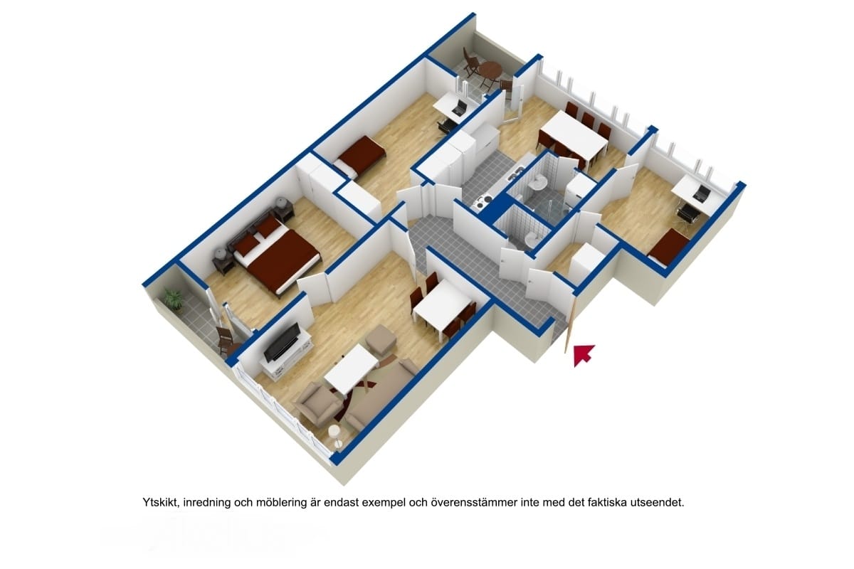 4 rok · 97 m² i Västerås – bild 3
