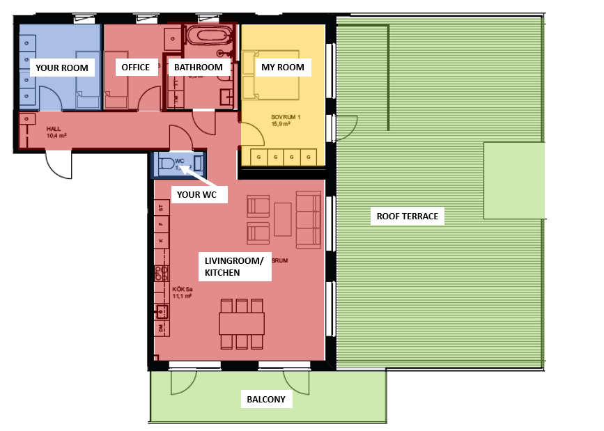 Lägenhet, 1 rooms, 12 sqm, Stockholm – Stockholm